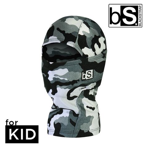 BlackStrap Kids Hood Balaclava-P 童保暖多功能頭套【Snow Issue/黑白雪花】