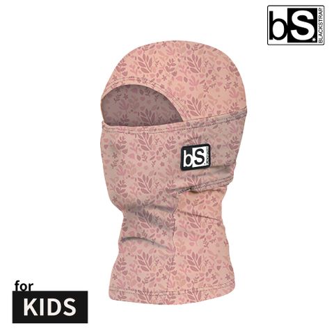 BlackStrap Kids Hood Balaclava-P 童印花多功能頭套【Springy Mauve/花卉-淺粉】