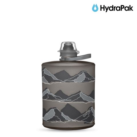 Hydrapak Stow Mountain 500ml 軟式水壺 / 遠古灰