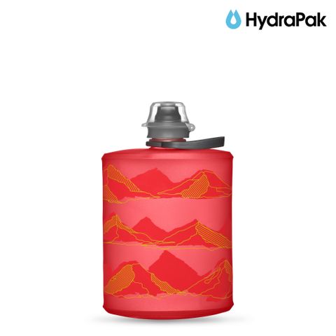 Hydrapak Stow Mountain 500ml 軟式水壺 / 紅木紅