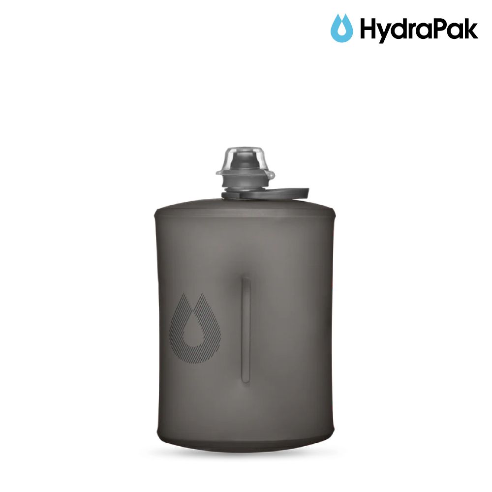  HydraPak Stow 1L 軟式水壺 / 遠古灰