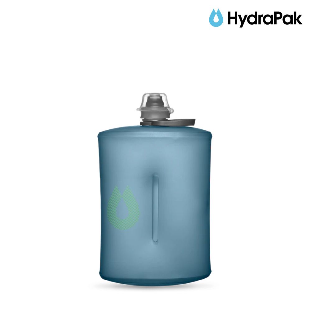  HydraPak Stow 1L 軟式水壺 / 湖水藍