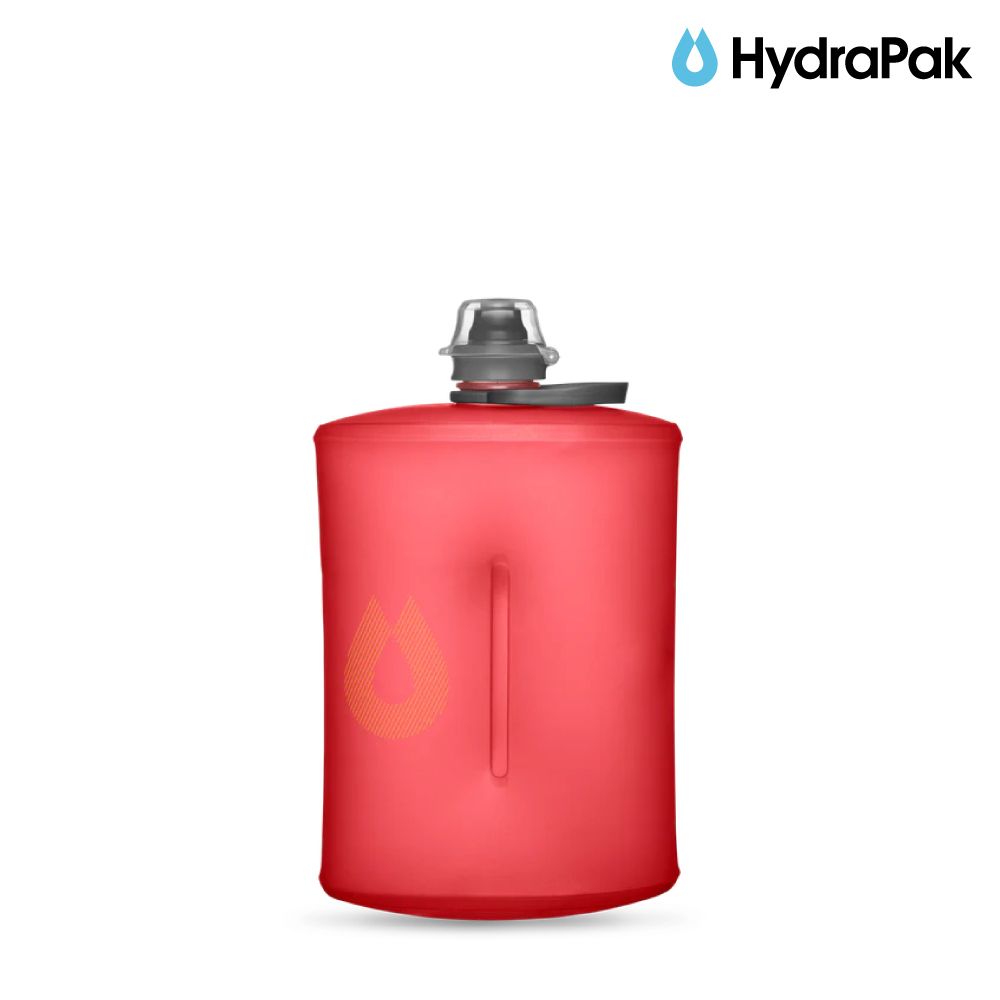  HydraPak Stow 1L 軟式水壺 / 紅木紅