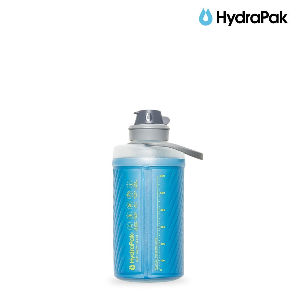 Hydrapak  Flux 750ml 軟式水瓶 / 湖水藍