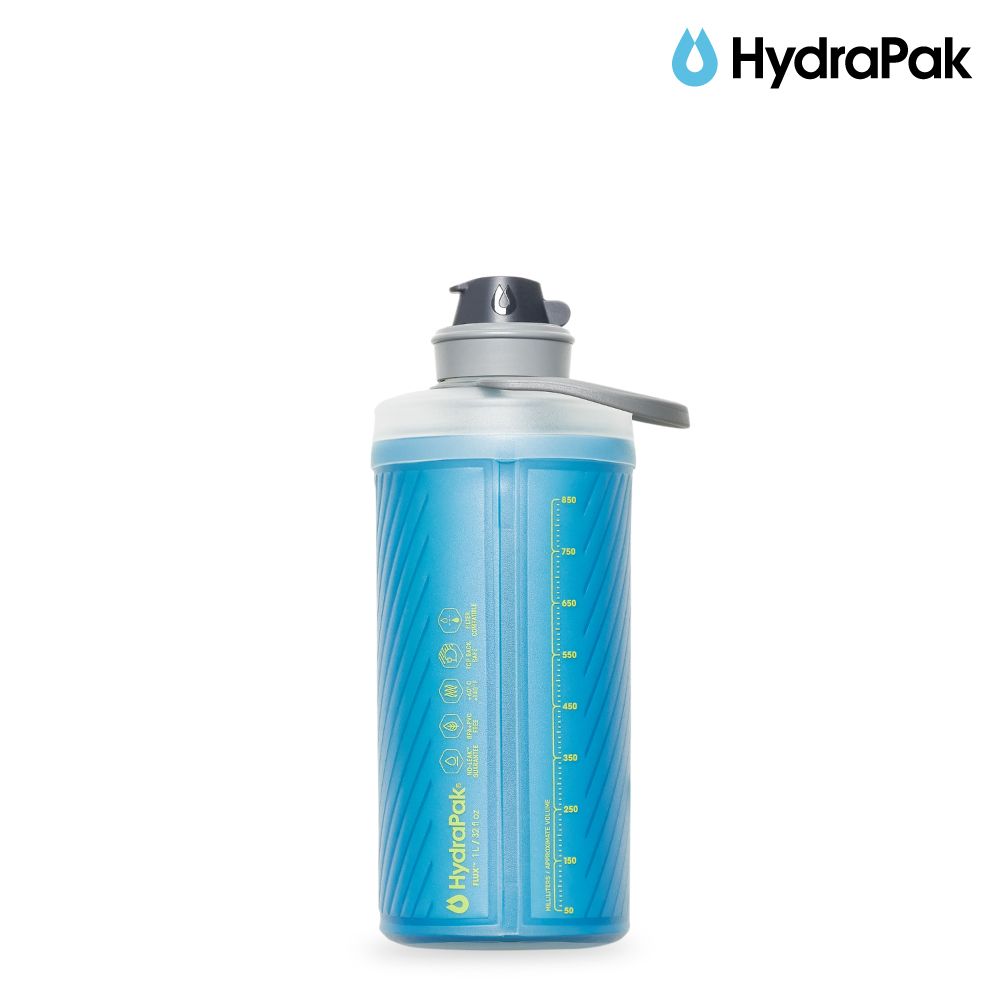 Hydrapak  Flux 1L 軟式水瓶 / 湖水藍