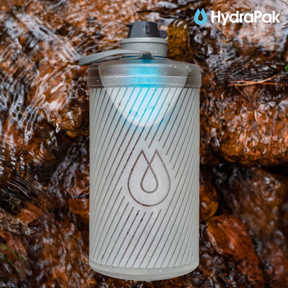 Hydrapak  Flux+Filter 1.5L 軟式水瓶+濾水器 / 透明