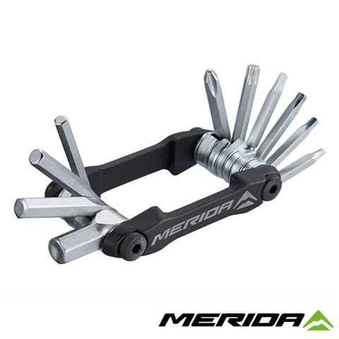 《MERIDA》美利達 10合1簡易隨身工具組 (環島/螺絲起子/補修/板手/單車/自行車)