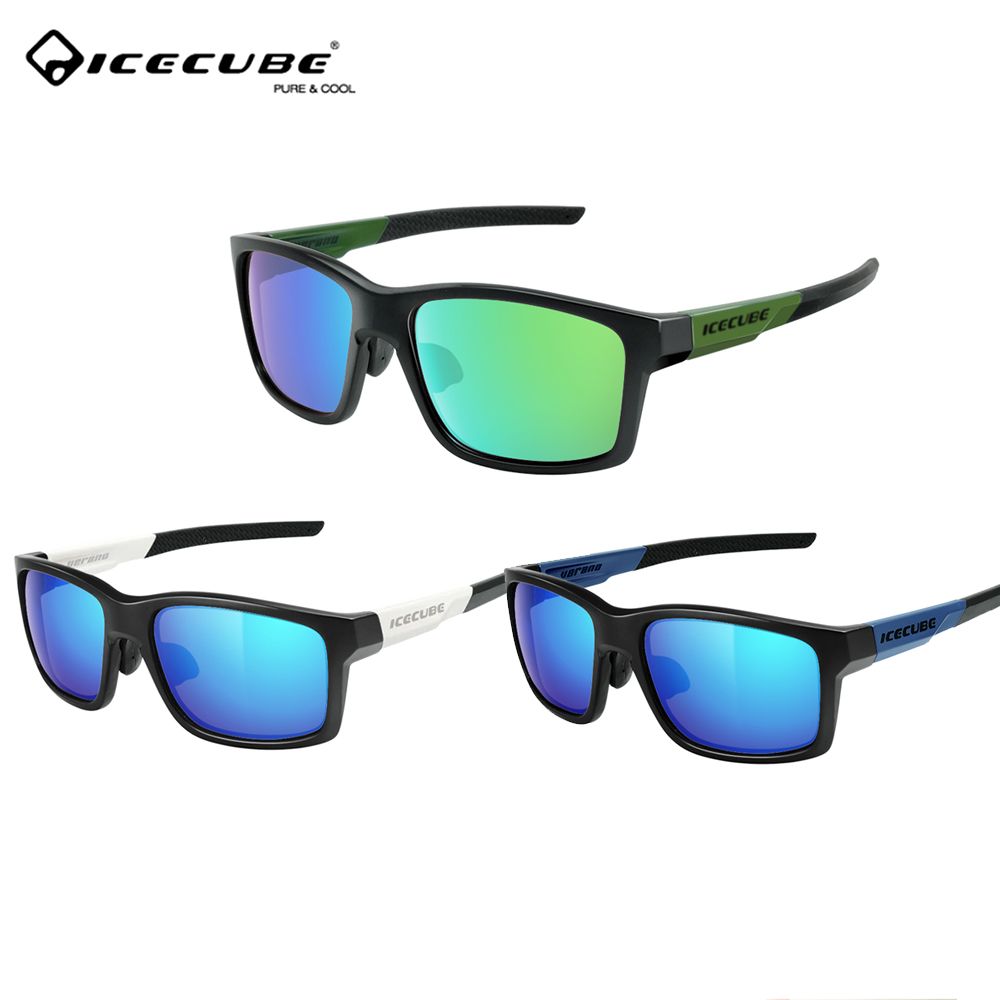 ICECUBE  台灣製偏光片抗UV400運動/休閒太陽眼鏡VERANO-霧黑框