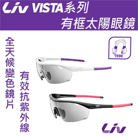 Liv VISTA款有框太陽眼鏡 NXT全天候變色鏡片