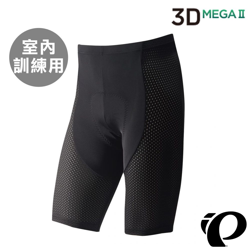 PEARL iZUMi 3D特厚褲墊 男短車褲 室內訓練用 黑 231MEGAII-2 22