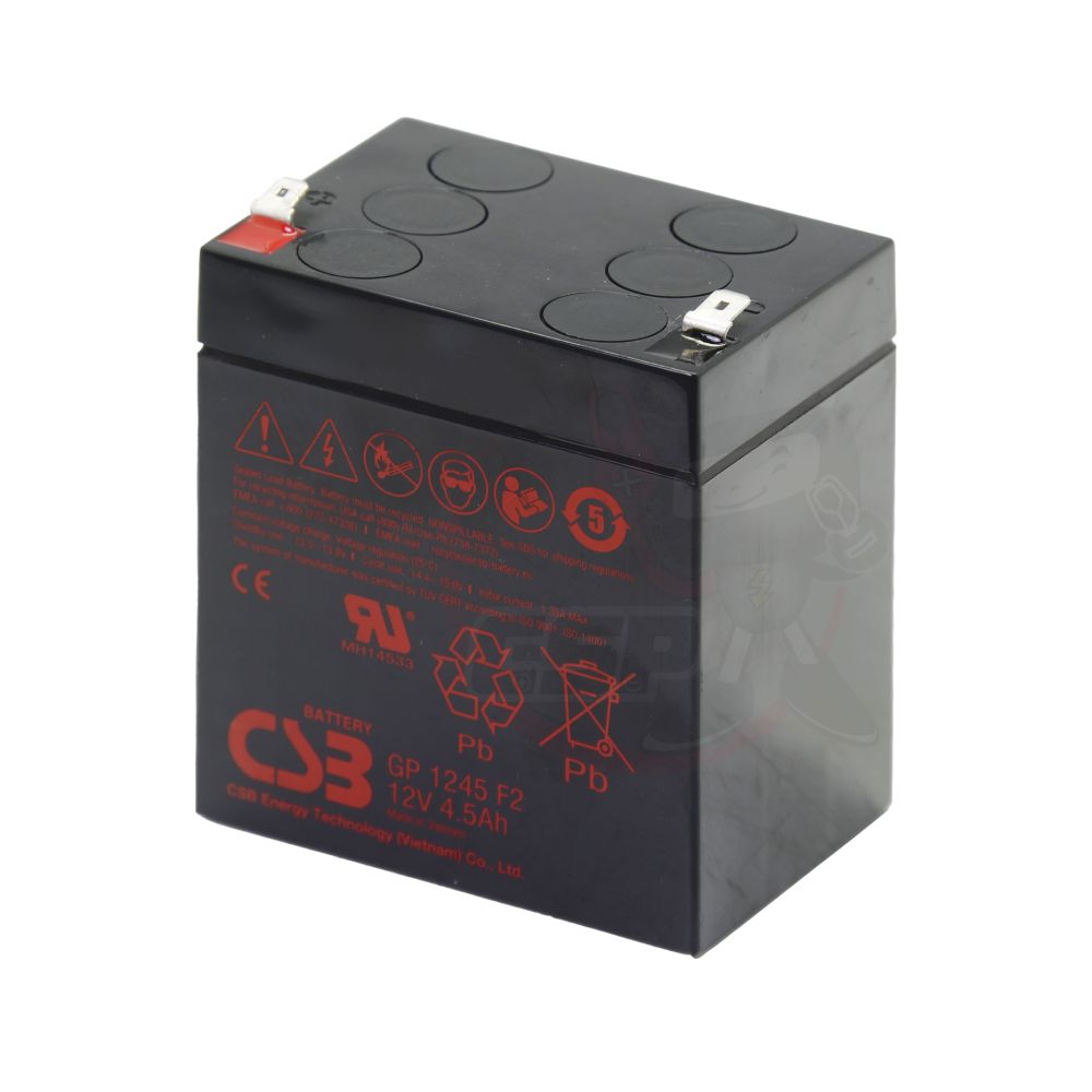 CSB GP1245 F2 CSB 日立化成 GP1245 F2 12V4.5AH 不斷電系統 消防設備、監控保全、野外用電、燈具