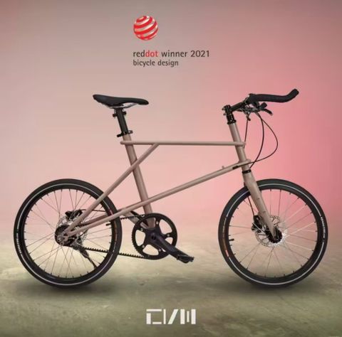 CVM™ GA8 碳纖皮帶小徑車 單車 腳踏車（單色款）2021 紅點設計大獎