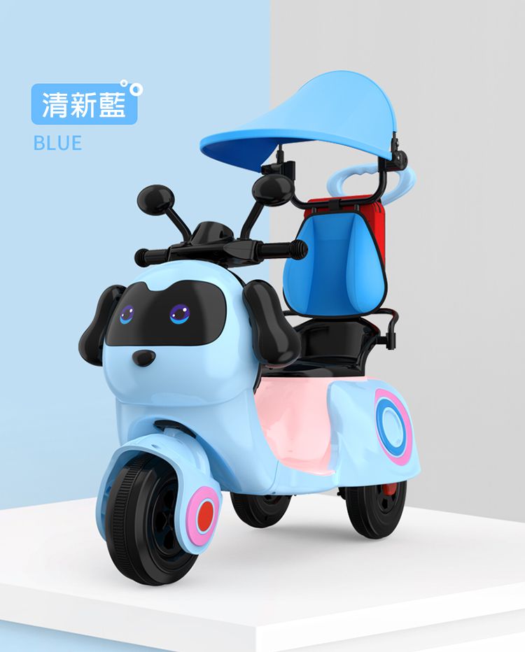 TECHONE MOTO18 嬰兒童電動機車小孩電動車寶寶電動三輪車可坐人大號 