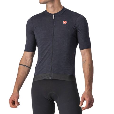 【CASTELLI】蠍子 ESSENZA JERSEY 高質感透氣舒適羊毛複合材料 短袖車衣