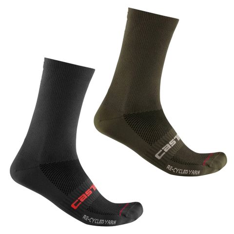 CASTELLI 蠍子 RE-CYCLE THERMAL 18 SOCK 運動騎行車襪