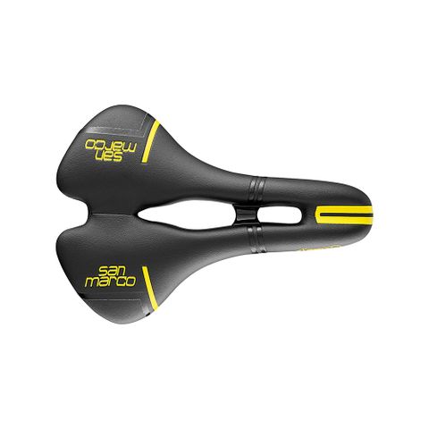 Selle San Marco ASPIDE RACING(開口)/MAVIC 黃-MY15顏色版 901LN001Y 177克 132X277