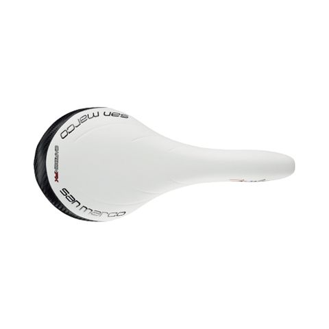 Selle San Marco ZONCOLAN CARBON FX MICROFEEL白底黑邊13-14 425W003 157克 129X288