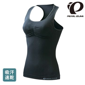 【PEARL iZUMi】日本進口 高機能吸汗速乾女運動內衣 W747-1 黑