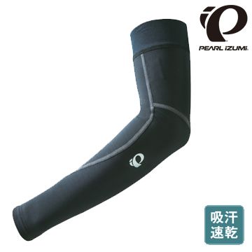 【PEARL iZUMi】日本進口 保溫吸汗速乾男袖套 408-2 黑