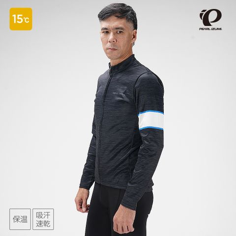 PEARL iZUMi R3400-BL-4 男款冬季15度 特別版保暖長袖車衣 深灰