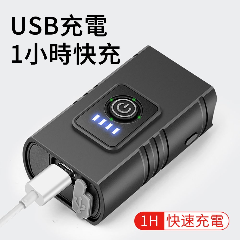 LUYOO 亮充電式單車車燈 前燈+尾燈 腳踏車燈 自行車照明燈 (防水 手電筒 單車燈 頭燈 尾燈)