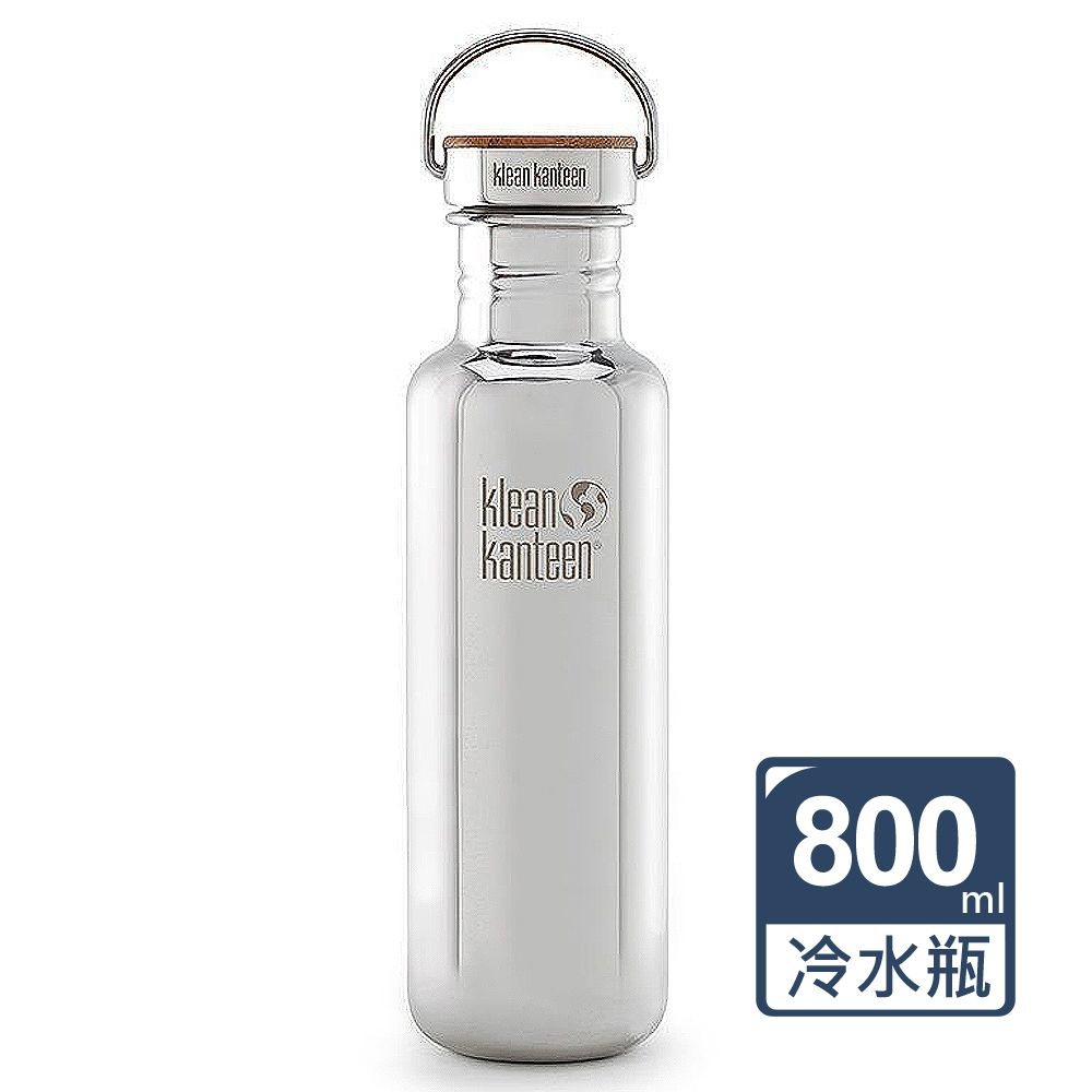 Klean Kanteen 美國竹蓋不鏽鋼冷水瓶800ml