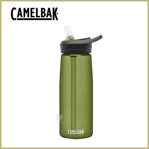 CamelBak 750ml eddy+多水吸管水瓶 橄欖綠