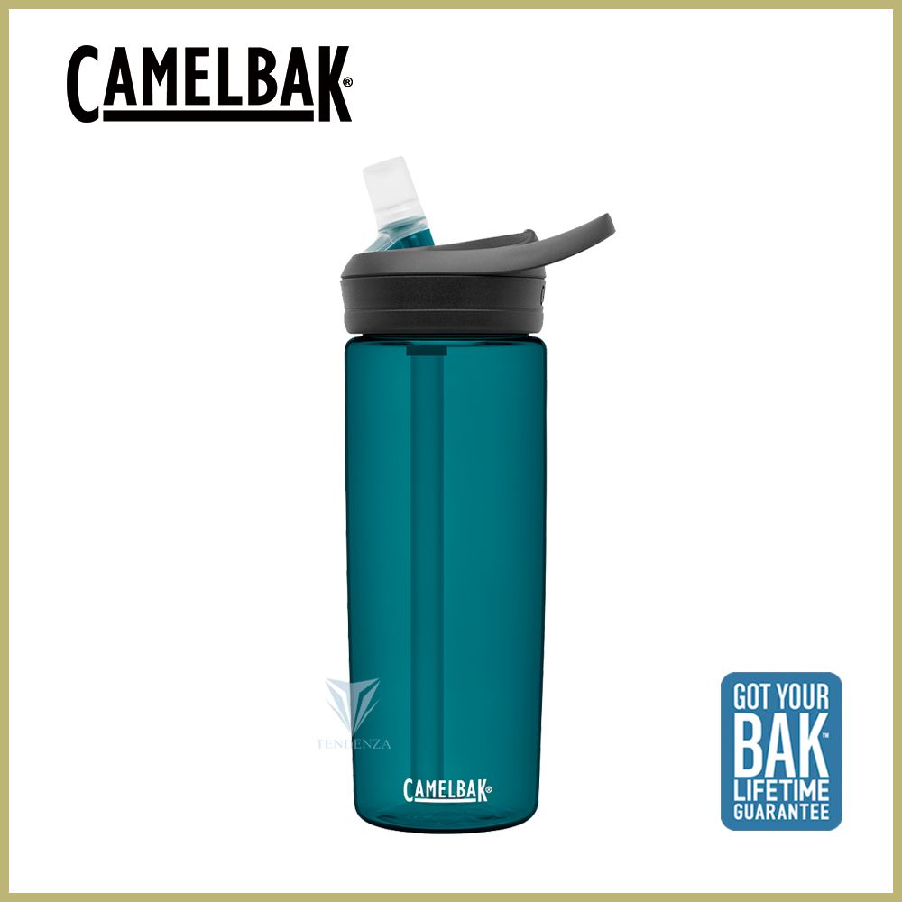 CamelBak  600ml eddy+多水吸管水瓶 潟湖藍