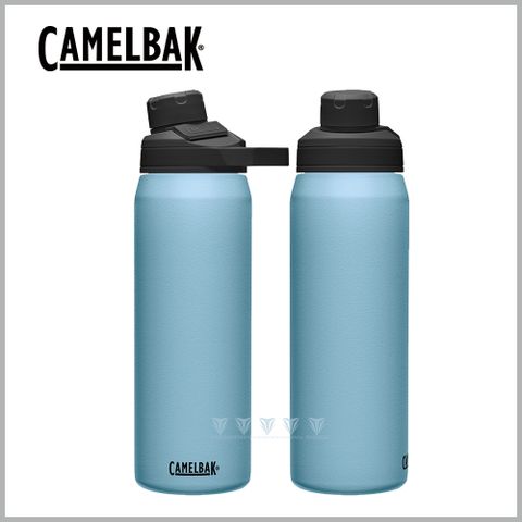 CamelBak 750ml Chute Mag不鏽鋼戶外運動保溫瓶(保冰) 灰藍