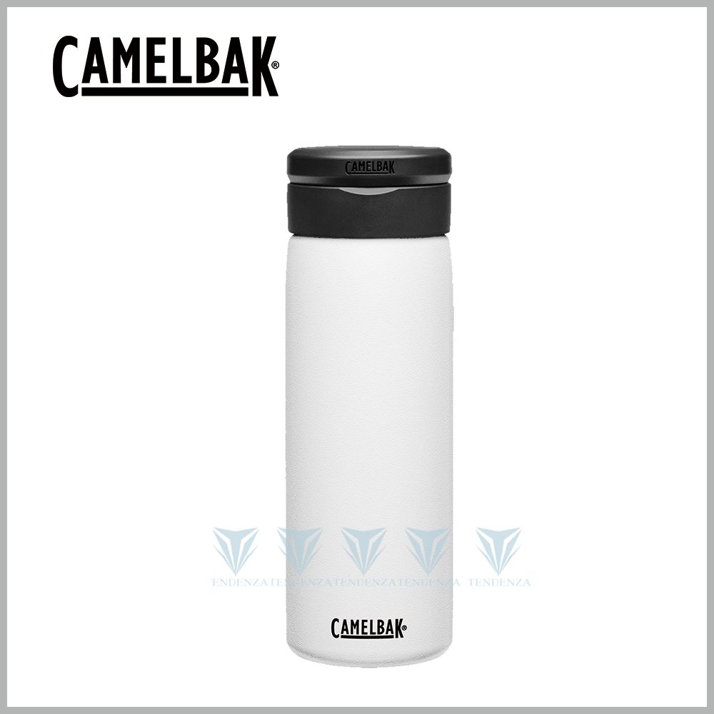CamelBak  600ml Fit Cap完美不鏽鋼保溫瓶(保冰) 經典白