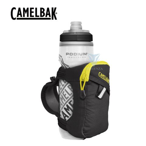 CamelBak Quick Grip 手握式Podium 保冷噴射水瓶 黑黃