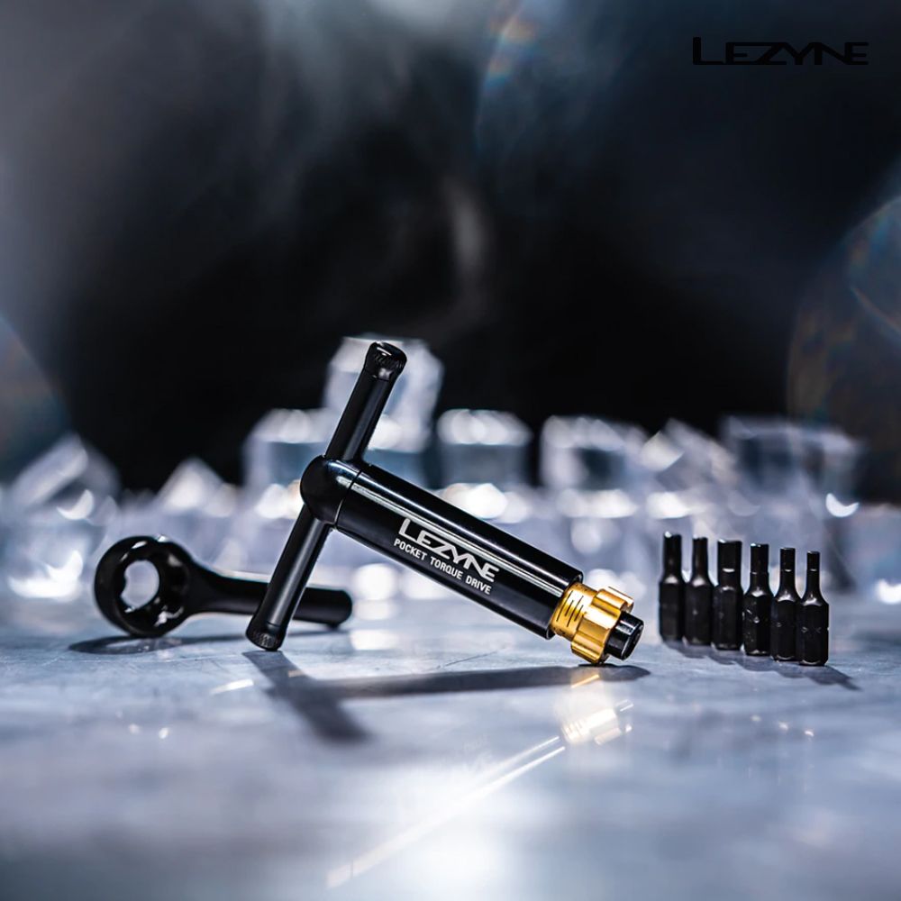 LEZYNE 口袋型扭力板手組/POCKET TORQUE DRIVE 黑/金