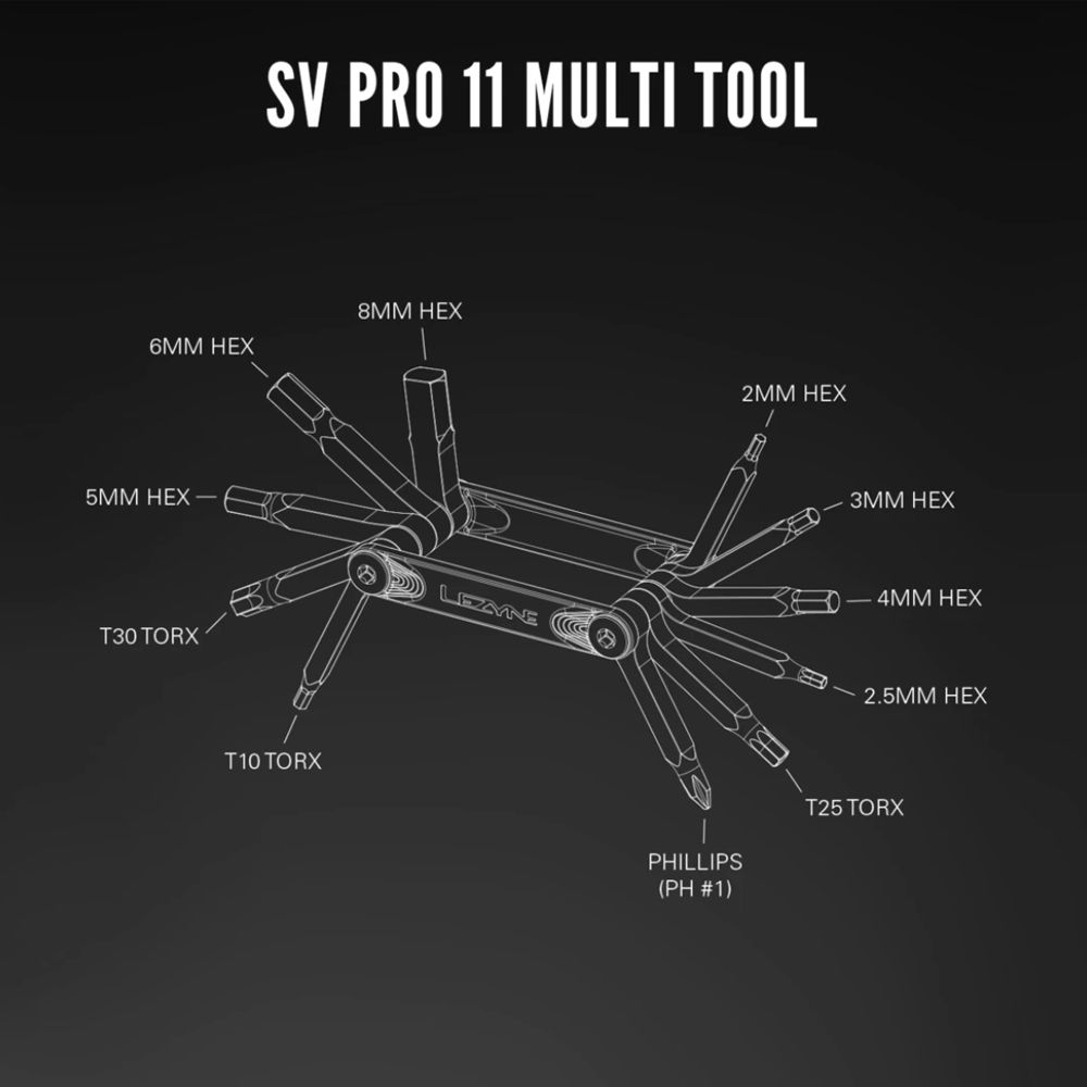 LEZYNE  SV PRO 11手工具/SV PRO 11 銀