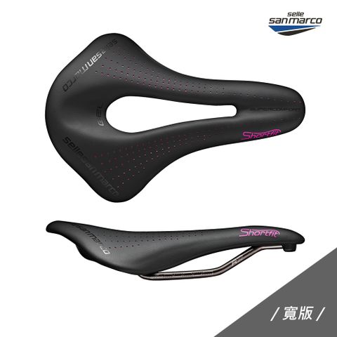 Selle San Marco 坐墊 SHORTFIT SUPERCOMFORT RACING 273LW009 黑粉 寬