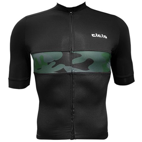 【CICLO】SS PRO LIGHT JERSEY 男短車衣-全綠迷彩