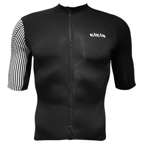 【CICLO】SS PRO LIGHT JERSEY 男短車衣-黑/斑馬紋