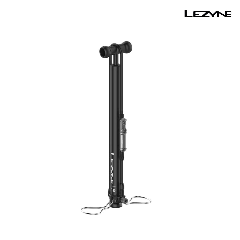 LEZYNE 旅行用鋁製立式打氣筒/DIGITAL TRAVEL FLOOR DRIVE + ABS 1 亮黑