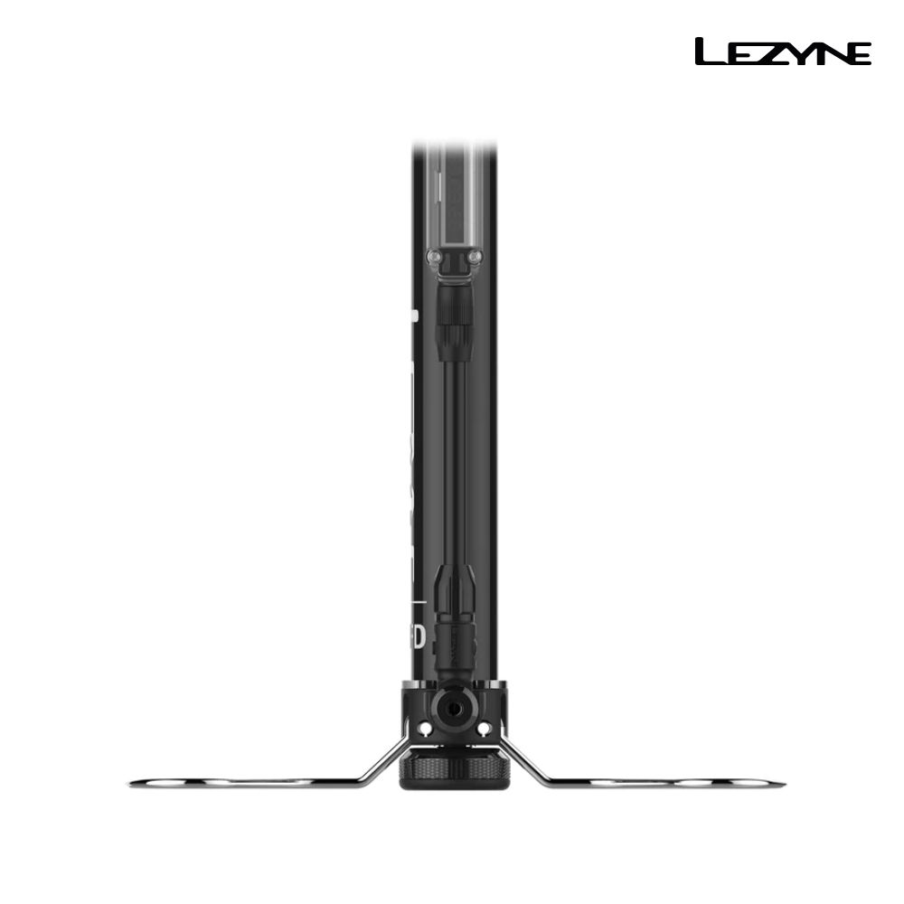 LEZYNE 旅行用鋁製立式打氣筒/DIGITAL TRAVEL FLOOR DRIVE + ABS 1 亮黑