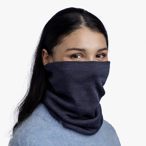 【西班牙 BUFF】耐寒素色 500 gsm美麗諾羊毛領巾