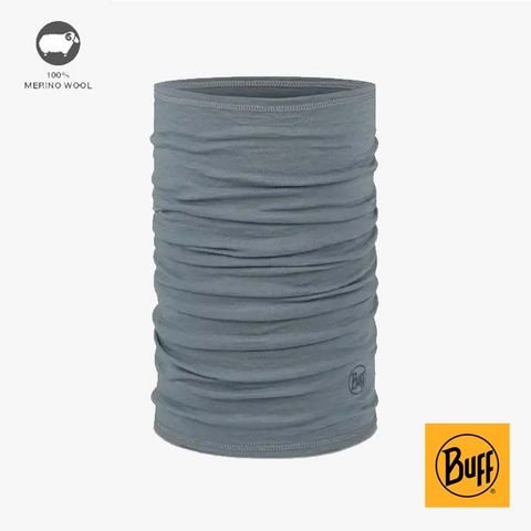 【Buff】|西班牙| 礦石灰藍 merino wool美麗諾羊毛素面頭巾-舒適_BF113010-618