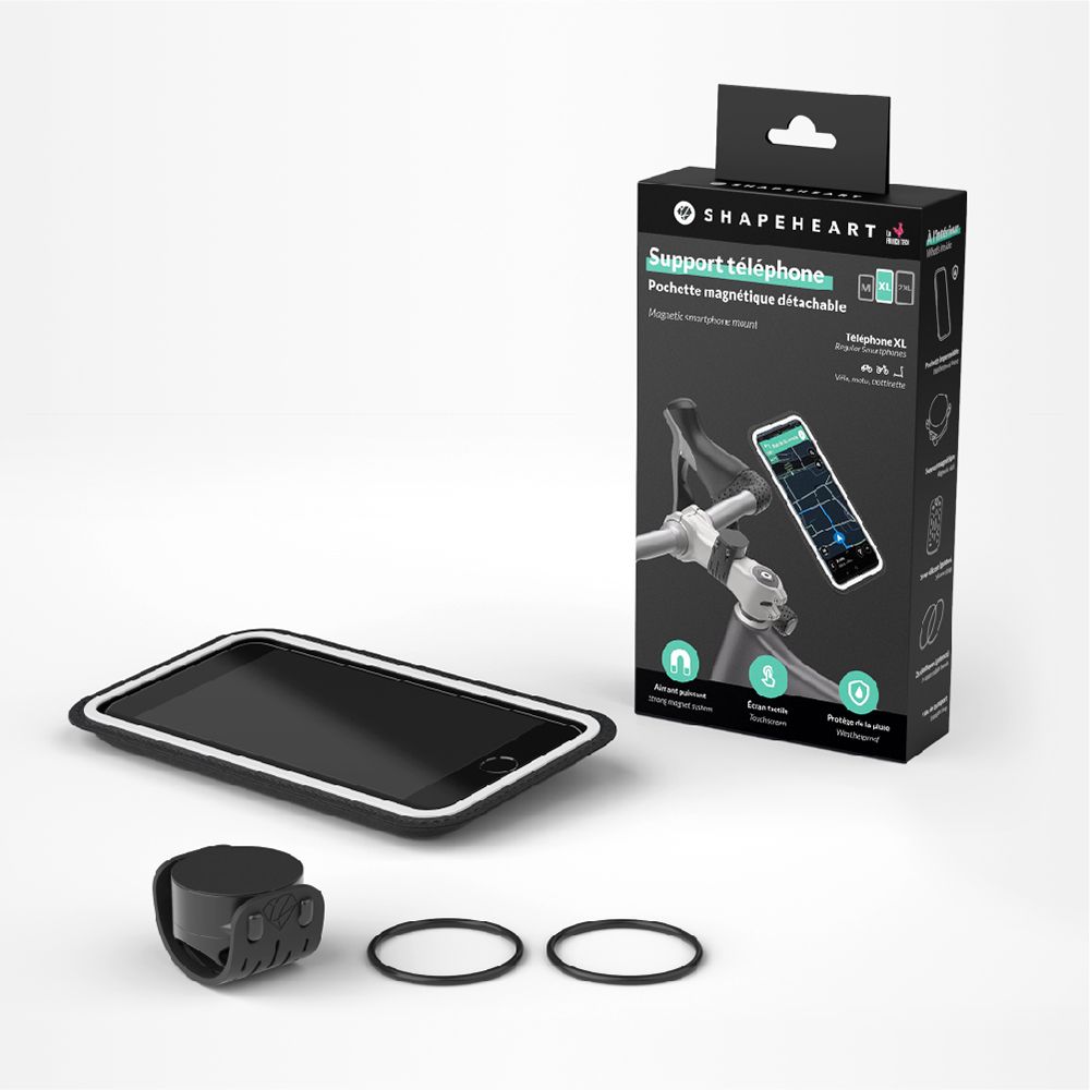 SHAPEHEART  SMARTPHONE MOUNT FOR BIKE 自行車用磁吸手機套