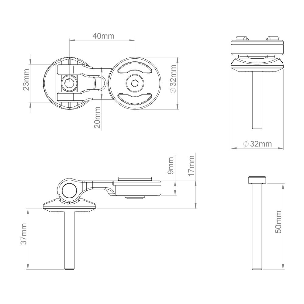 37mm23mm2mm0)40mm9mm17mm32mm50mm32mm