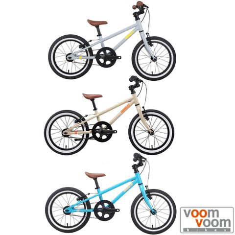 VoomVoom Bikes 台灣品牌無聲皮帶傳動16吋鋁合金單速童車