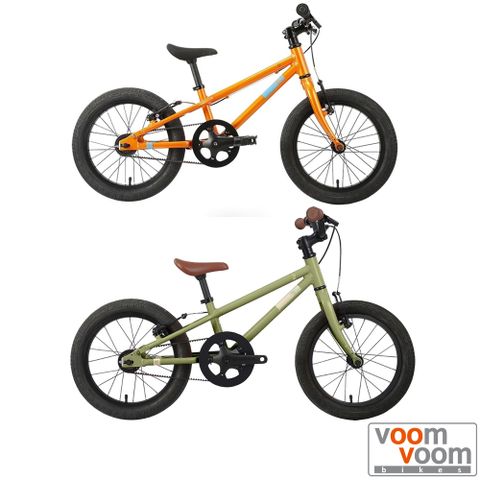 VoomVoom Bikes 台灣品牌無聲皮帶傳動16吋鋁合金單速童車