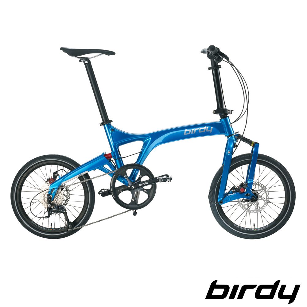  Birdy NewBirdy()Standard Disc 9SP 9速18吋碟煞前後避震折疊車/鳥車-限量電極藍