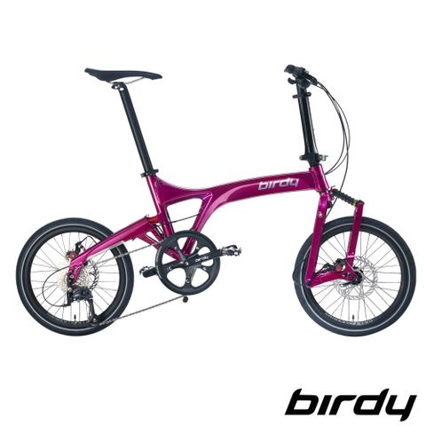 鳥車標準版限定色Birdy NewBirdy(Ⅲ)Standard Disc 9SP 9速18吋碟煞前後避震折疊車/鳥車-限量電極藍