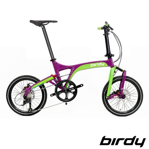 鳥車標準版限定色Birdy NewBirdy(Ⅲ)Standard Disc 9SP 9速18吋碟煞前後避震折疊車/鳥車-限量魔音