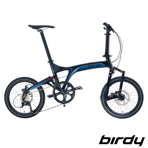 Birdy (Ⅲ) R20高階競速版 11速20吋前後避震折疊腳踏車/鳥車-銀河黑藍