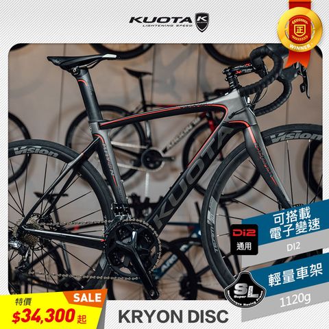KUOTA 精選優惠KRYON DISC 制動力佳碟煞公路車架