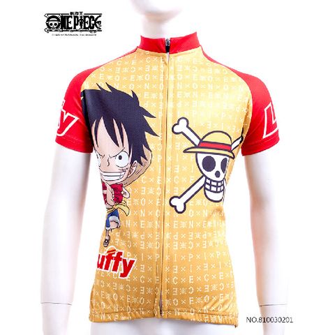全新福利品【航海王ONE PIECE】Q版魯夫-兒童短車衣 810030201